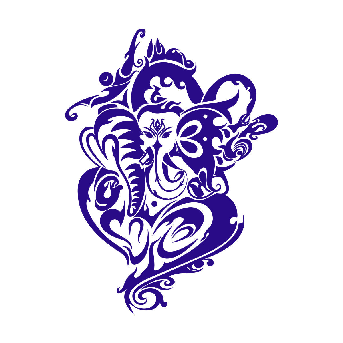 Wall Stickers Paster Paper Ganesha India Elephant Ornament Waterproof