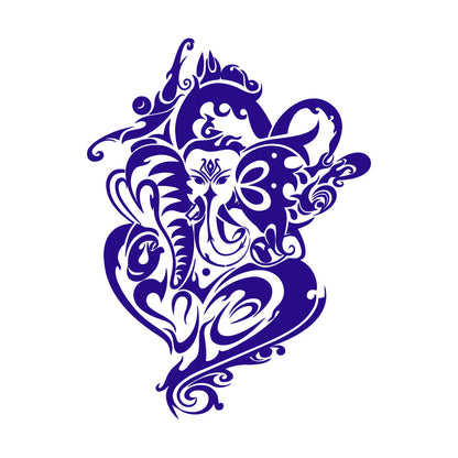 Wall Stickers Paster Paper Ganesha India Elephant Ornament Waterproof