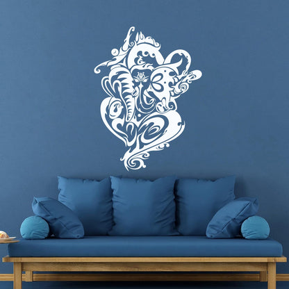 Wall Stickers Paster Paper Ganesha India Elephant Ornament Waterproof