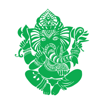 Wall Vinyl Sticker Decor Ganesha Indian Symbol Hinduism Deity God It Won'T Fall Off