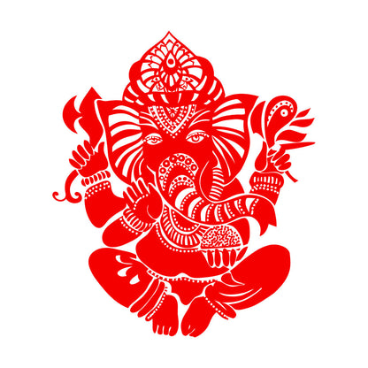 Wall Vinyl Sticker Decor Ganesha Indian Symbol Hinduism Deity God It Won'T Fall Off