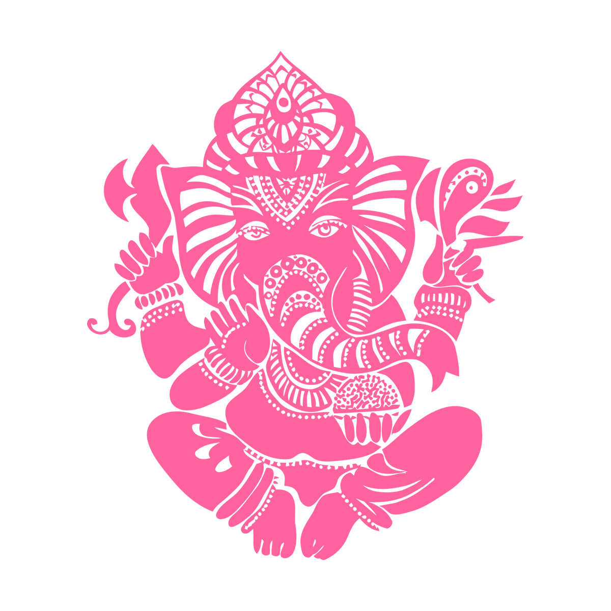 Wall Vinyl Sticker Decor Ganesha Indian Symbol Hinduism Deity God It Won'T Fall Off