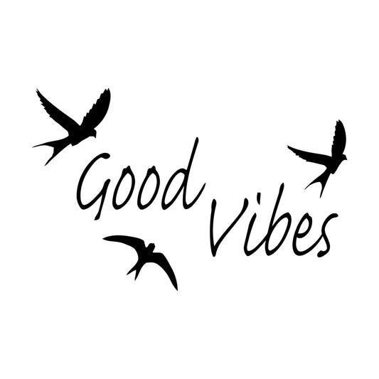 Lettering Stickers Good Positive Words Inspiration Meditation Store Decoration