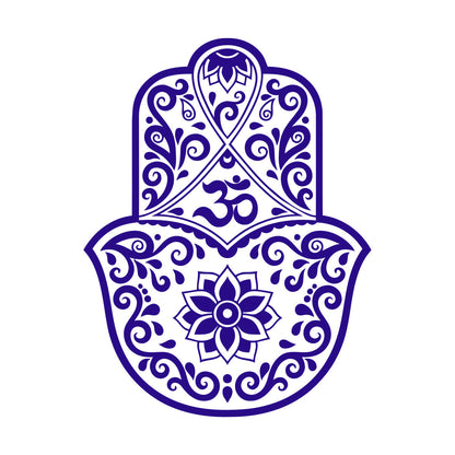 Lettering Stickers Hamsa Lotus Om Hinduism Amulet Home Ation Car Body Decoration