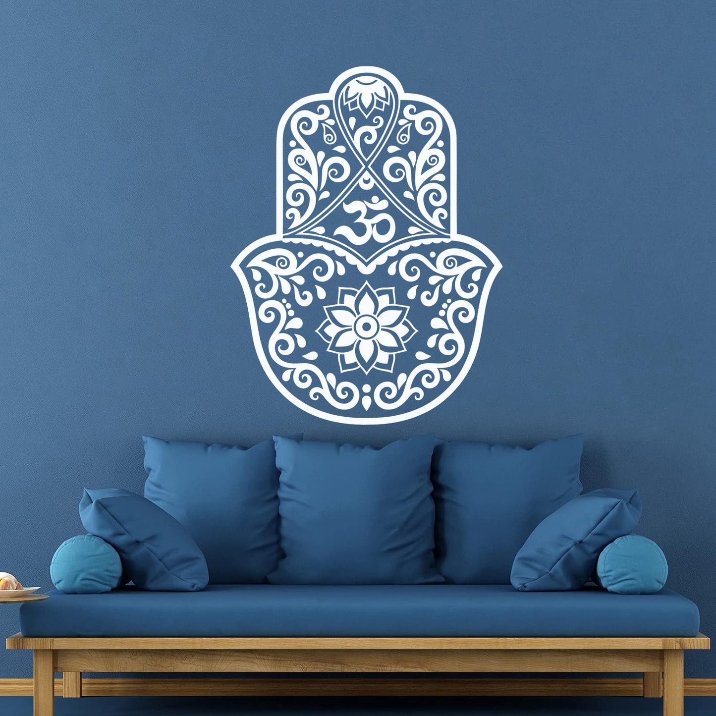 Lettering Stickers Hamsa Lotus Om Hinduism Amulet Home Ation Car Body Decoration