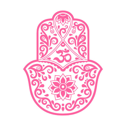 Lettering Stickers Hamsa Lotus Om Hinduism Amulet Home Ation Car Body Decoration