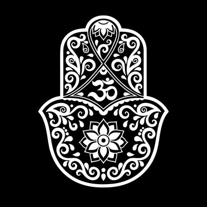 Lettering Stickers Hamsa Lotus Om Hinduism Amulet Home Ation Car Body Decoration