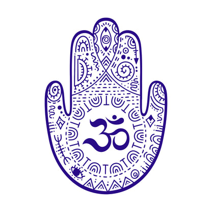 Wall Decals Paster Paper Hamsa Om Sign Hinduism Window Decals