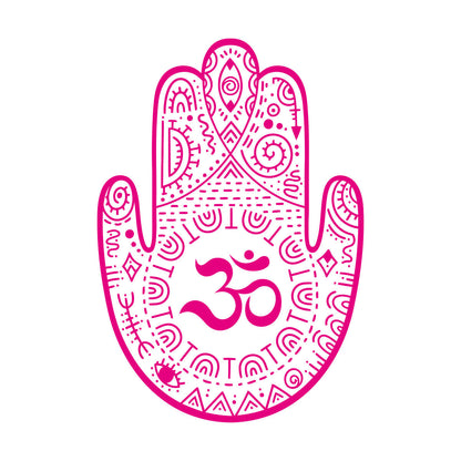 Wall Decals Paster Paper Hamsa Om Sign Hinduism Window Decals