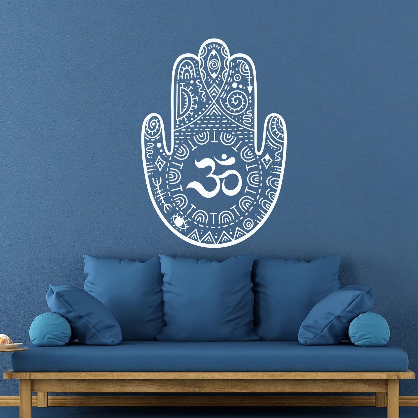 Wall Decals Paster Paper Hamsa Om Sign Hinduism Window Decals