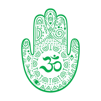 Wall Decals Paster Paper Hamsa Om Sign Hinduism Window Decals