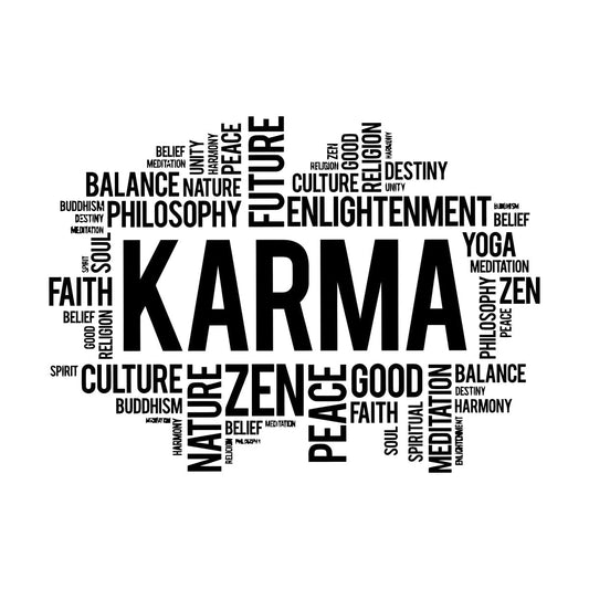 Fine Carving Decals Karma Meditation Meditating Buddhism Zen Removable Without Leaving Glue