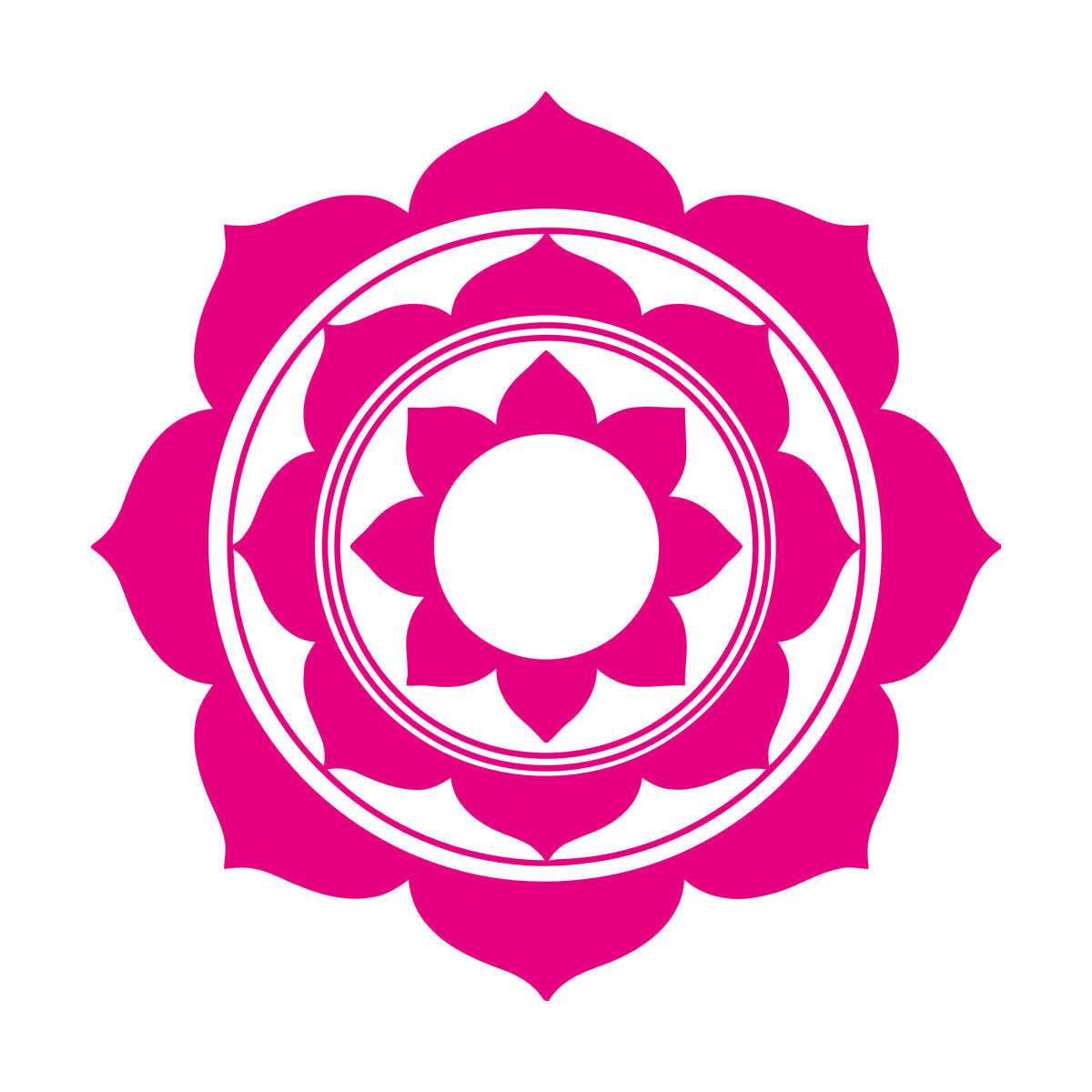 Engraving Decals Lotus Mandala Buddhism Multiple Size Options