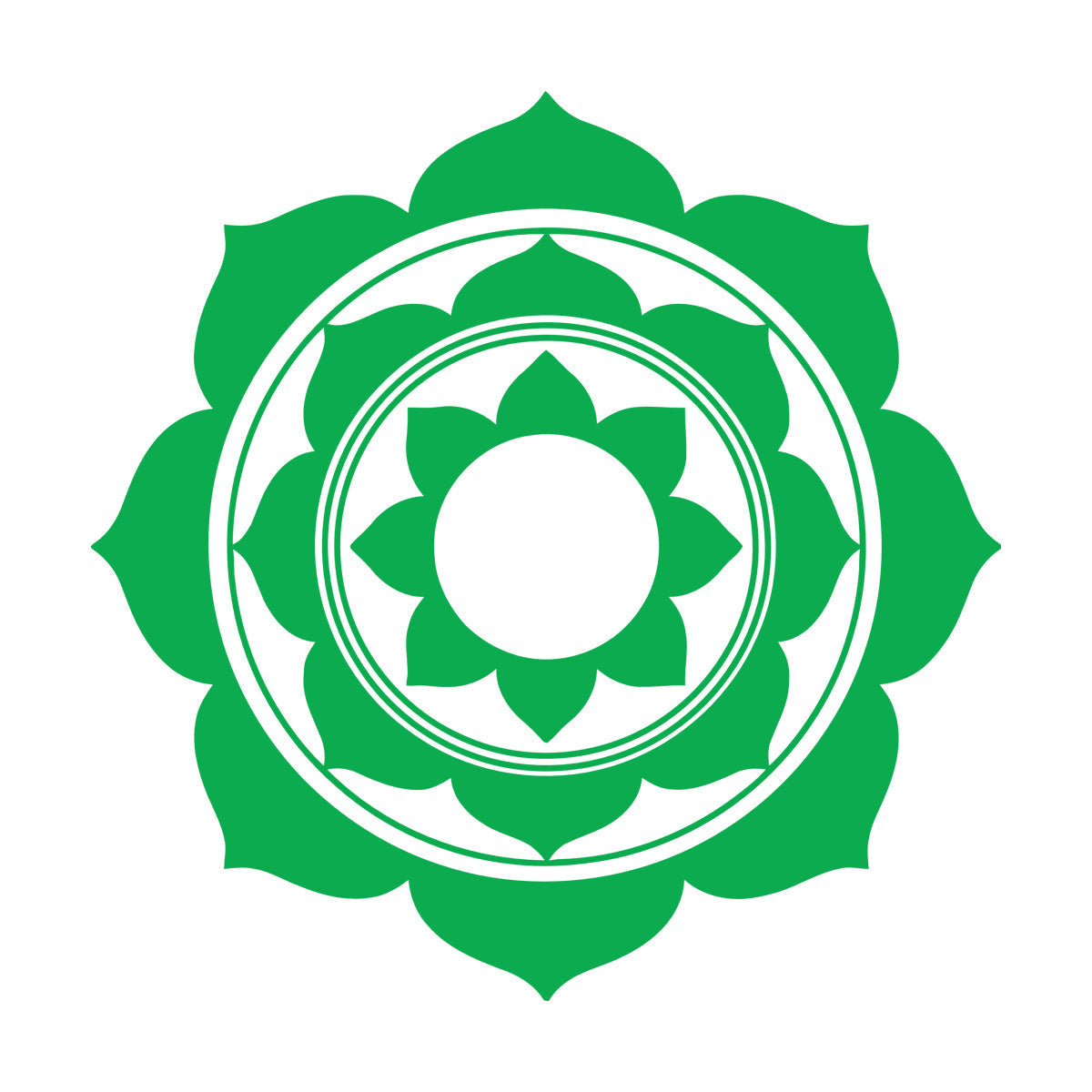 Engraving Decals Lotus Mandala Buddhism Multiple Size Options