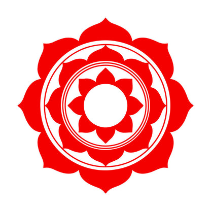 Engraving Decals Lotus Mandala Buddhism Multiple Size Options