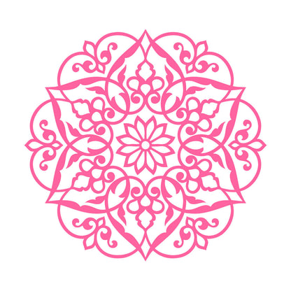 Wall Stickers Paster Paper Lotus Mandala Ornament Buddhism It Won'T Fall Off