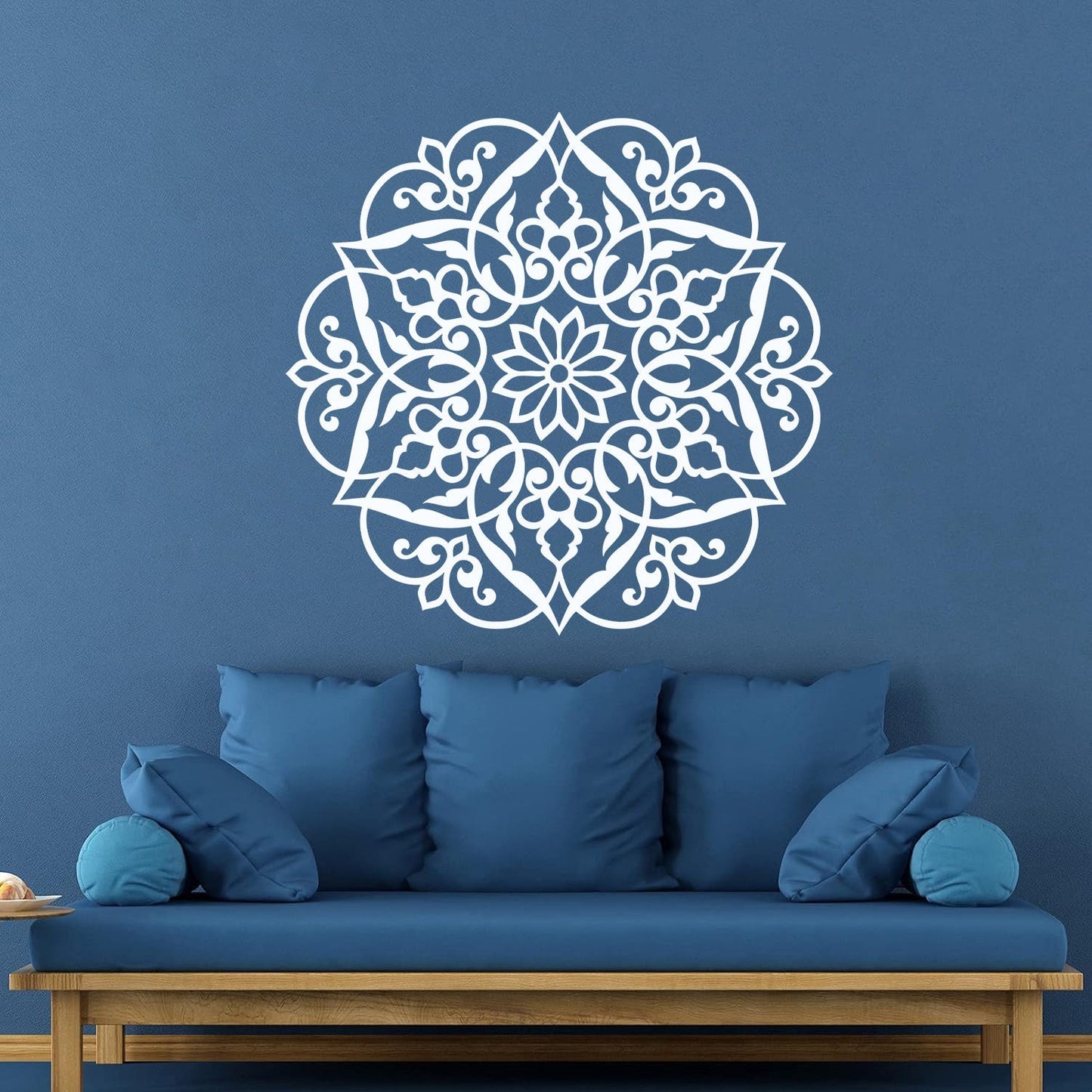 Wall Stickers Paster Paper Lotus Mandala Ornament Buddhism It Won'T Fall Off