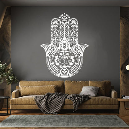 Wall Decals Lotus Yoga Hamsa Amulet Buddhism Do Not Damage The Wall Surface