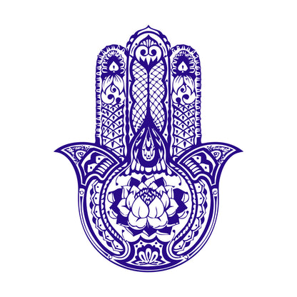 Wall Decals Lotus Yoga Hamsa Amulet Buddhism Do Not Damage The Wall Surface