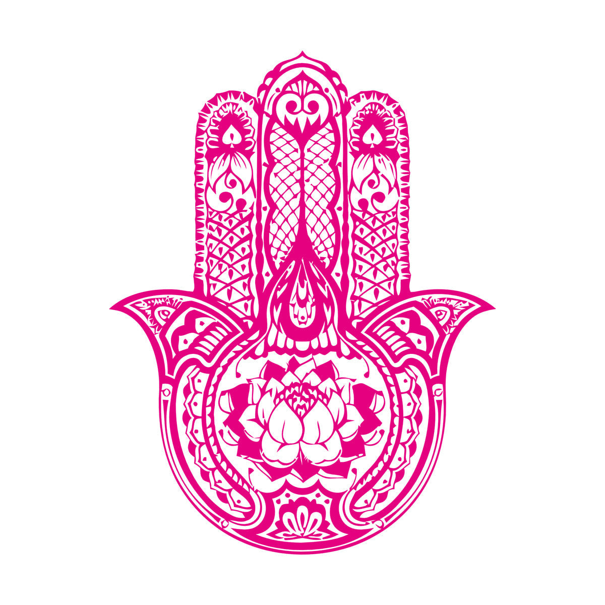 Wall Decals Lotus Yoga Hamsa Amulet Buddhism Do Not Damage The Wall Surface