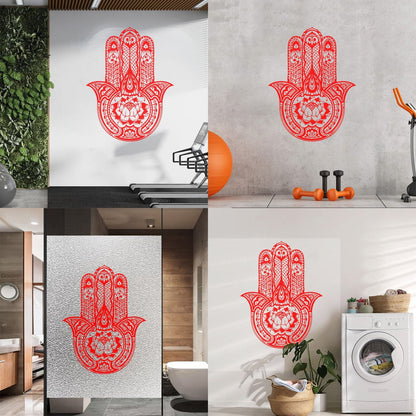 Wall Decals Lotus Yoga Hamsa Amulet Buddhism Do Not Damage The Wall Surface