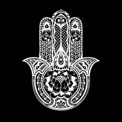 Wall Decals Lotus Yoga Hamsa Amulet Buddhism Do Not Damage The Wall Surface