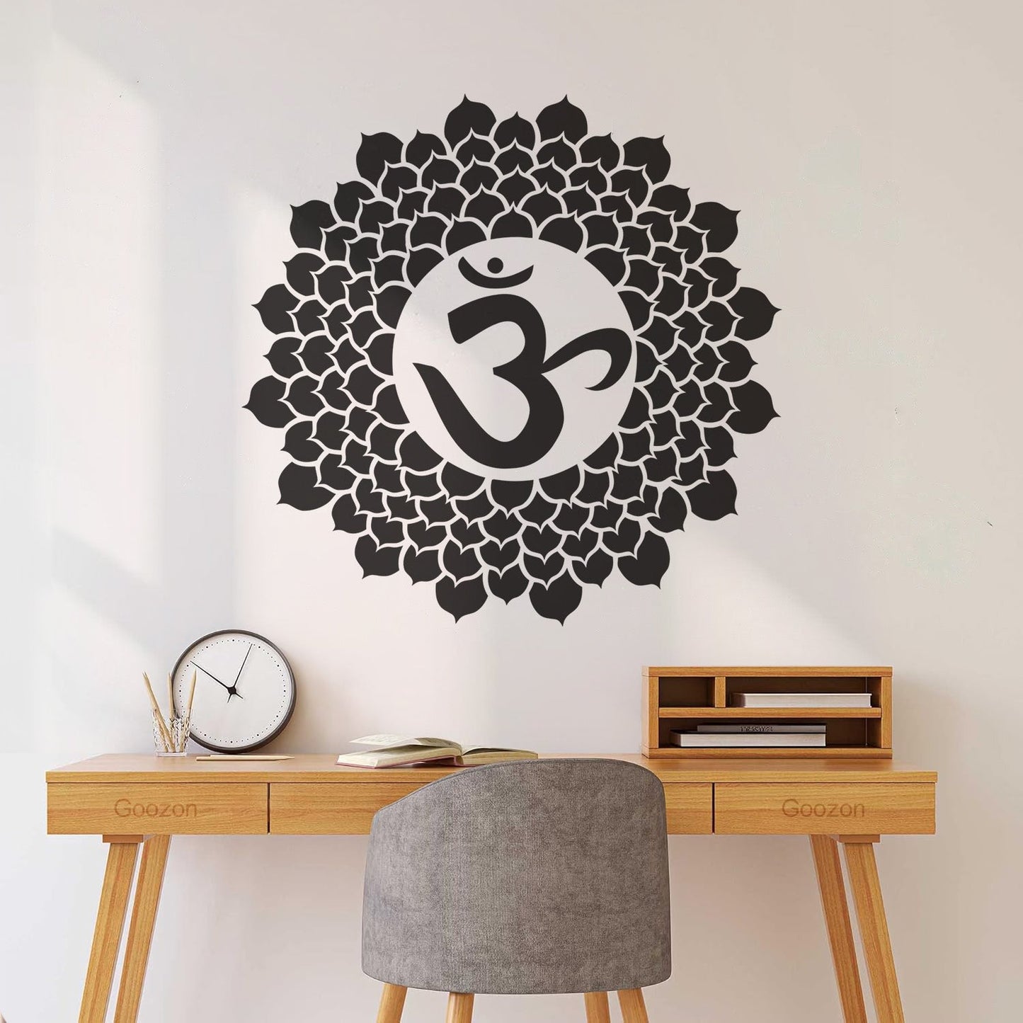Wall Vinyl Sticker Decor Mandala Om Hindu Sanskrit Buddhism Multiple Size Options