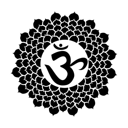 Wall Vinyl Sticker Decor Mandala Om Hindu Sanskrit Buddhism Multiple Size Options