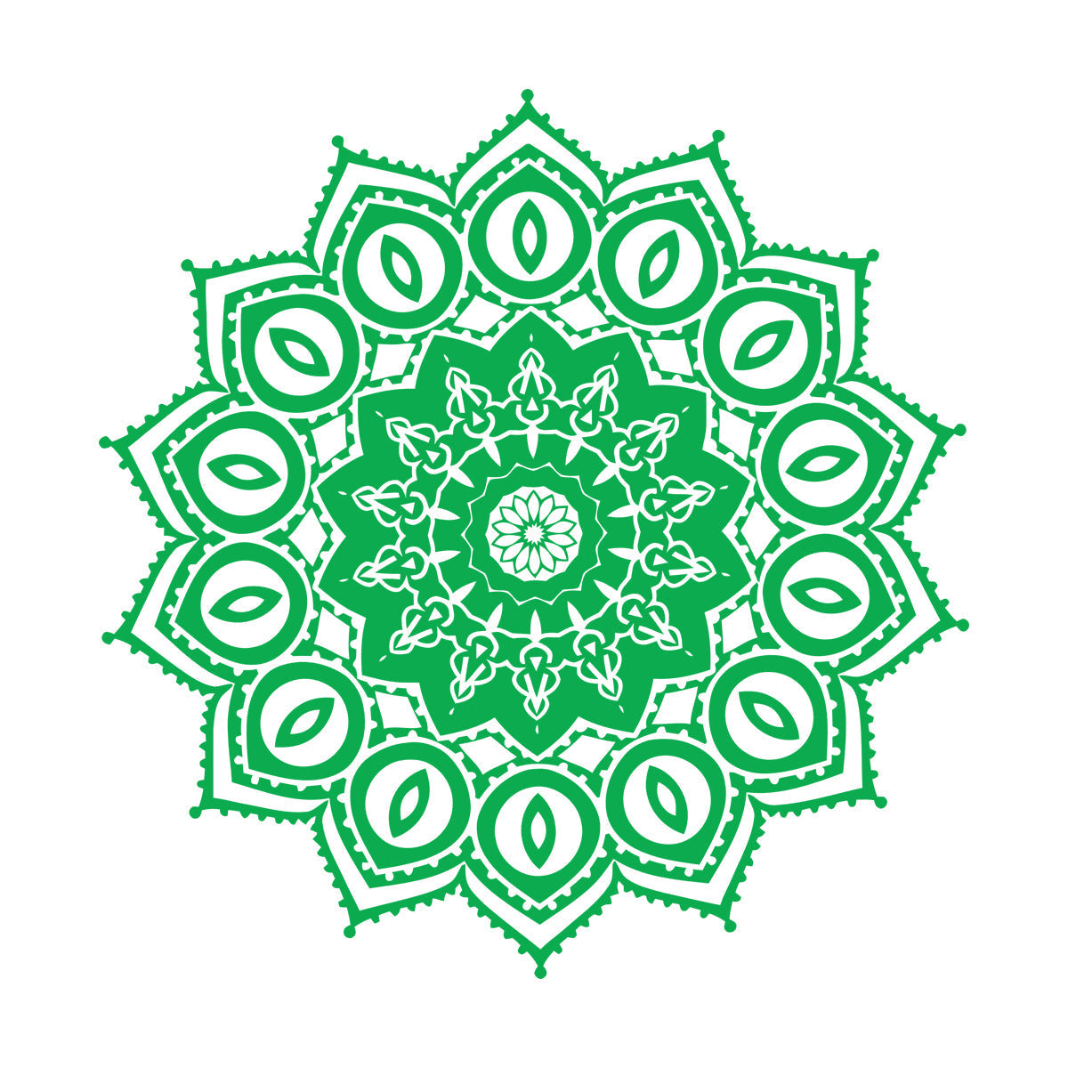 Mandala Buddhism Hinduism Fine Carving Decals Personalized Customization