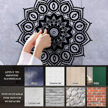 Mandala Buddhism Hinduism Fine Carving Decals Personalized Customization