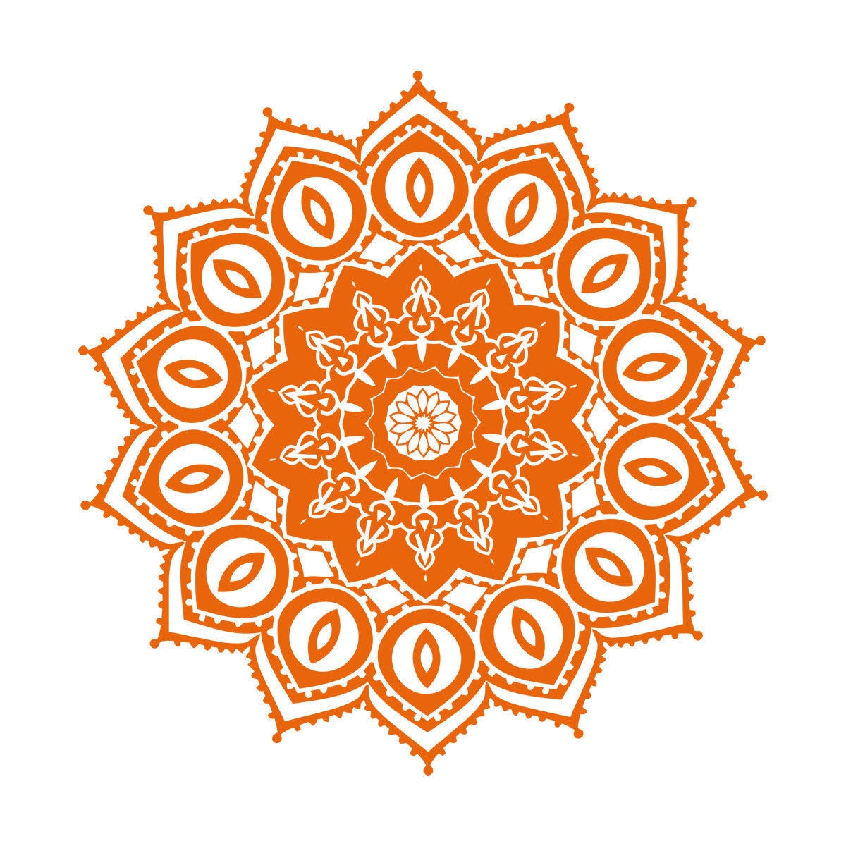 Mandala Buddhism Hinduism Fine Carving Decals Personalized Customization