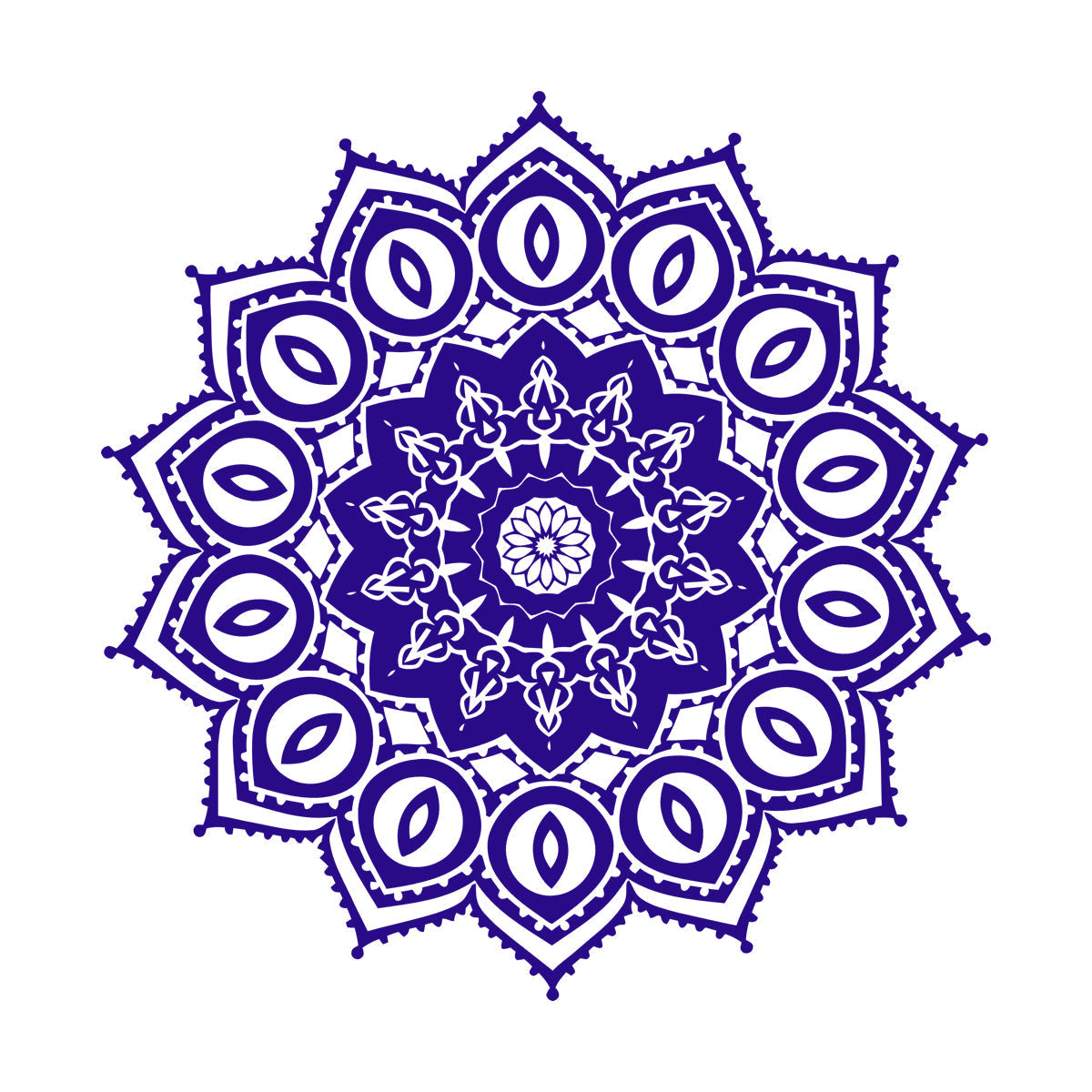 Mandala Buddhism Hinduism Fine Carving Decals Personalized Customization