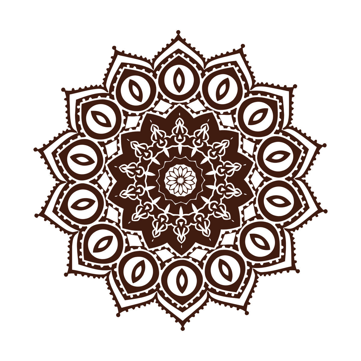 Mandala Buddhism Hinduism Fine Carving Decals Personalized Customization