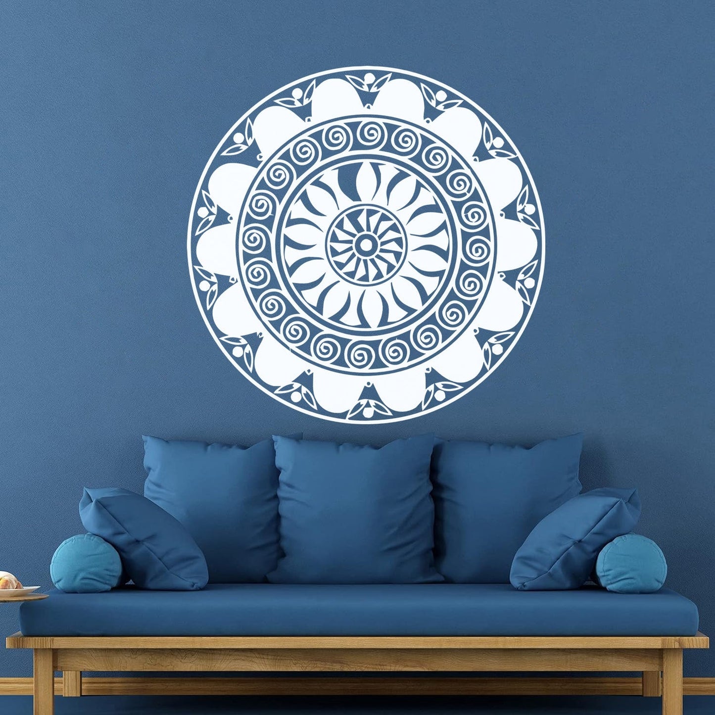 Vinyl Art Sticker Mandala Buddhism Hinduism Meditation Can Modify And Add Information