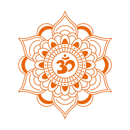 Vinyl Wall Decals Mandala Lotus Talisman Buddhism Hinduism Removable Without Leaving Glue