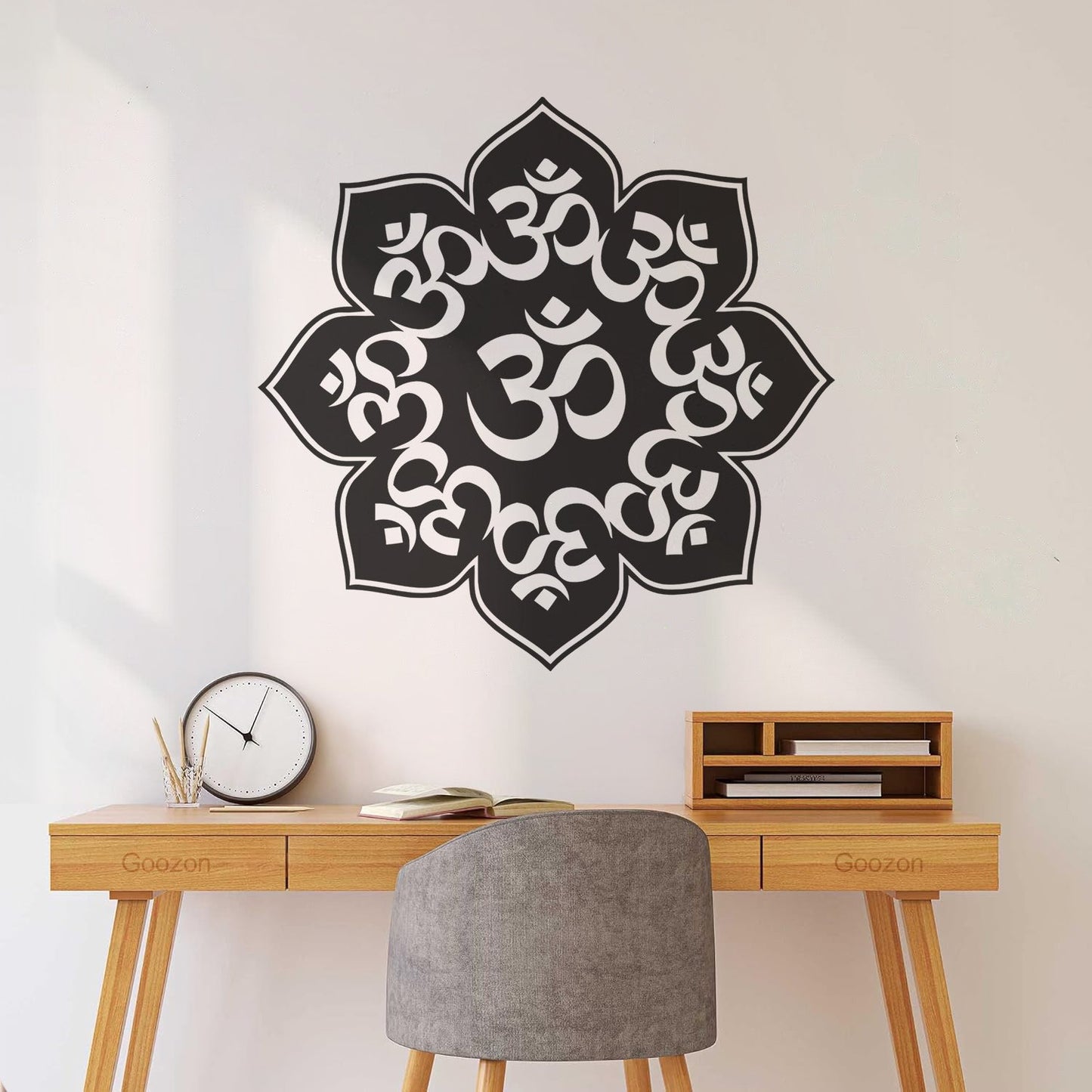 Mandala Mantra Om Hinduism Engraving Decals Self Adhesive