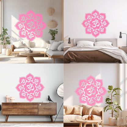 Mandala Mantra Om Hinduism Engraving Decals Self Adhesive