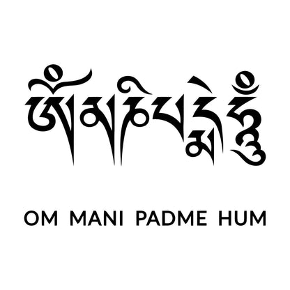 Mantra Sanskrit Calligraphy Spirituality Buddhism Vinyl Wall Stickers Car Body Decoration