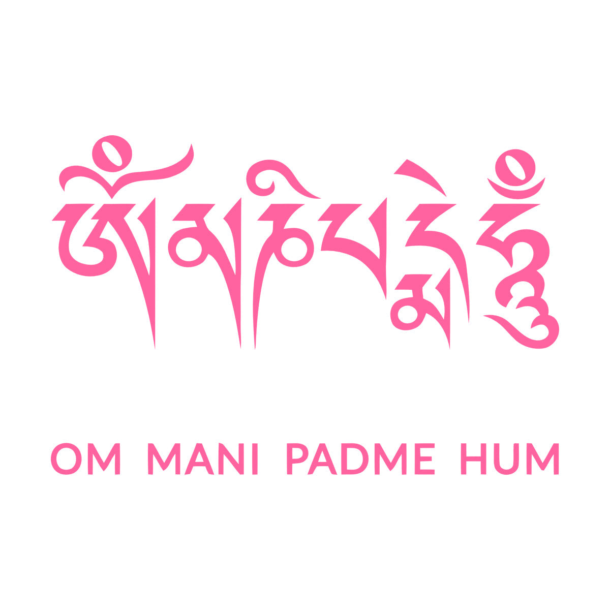 Mantra Sanskrit Calligraphy Spirituality Buddhism Vinyl Wall Stickers Car Body Decoration