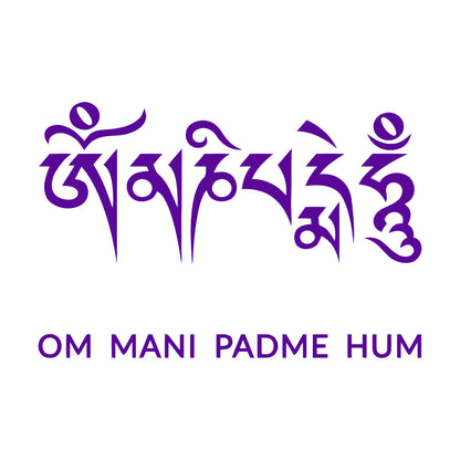 Mantra Sanskrit Calligraphy Spirituality Buddhism Vinyl Wall Stickers Car Body Decoration