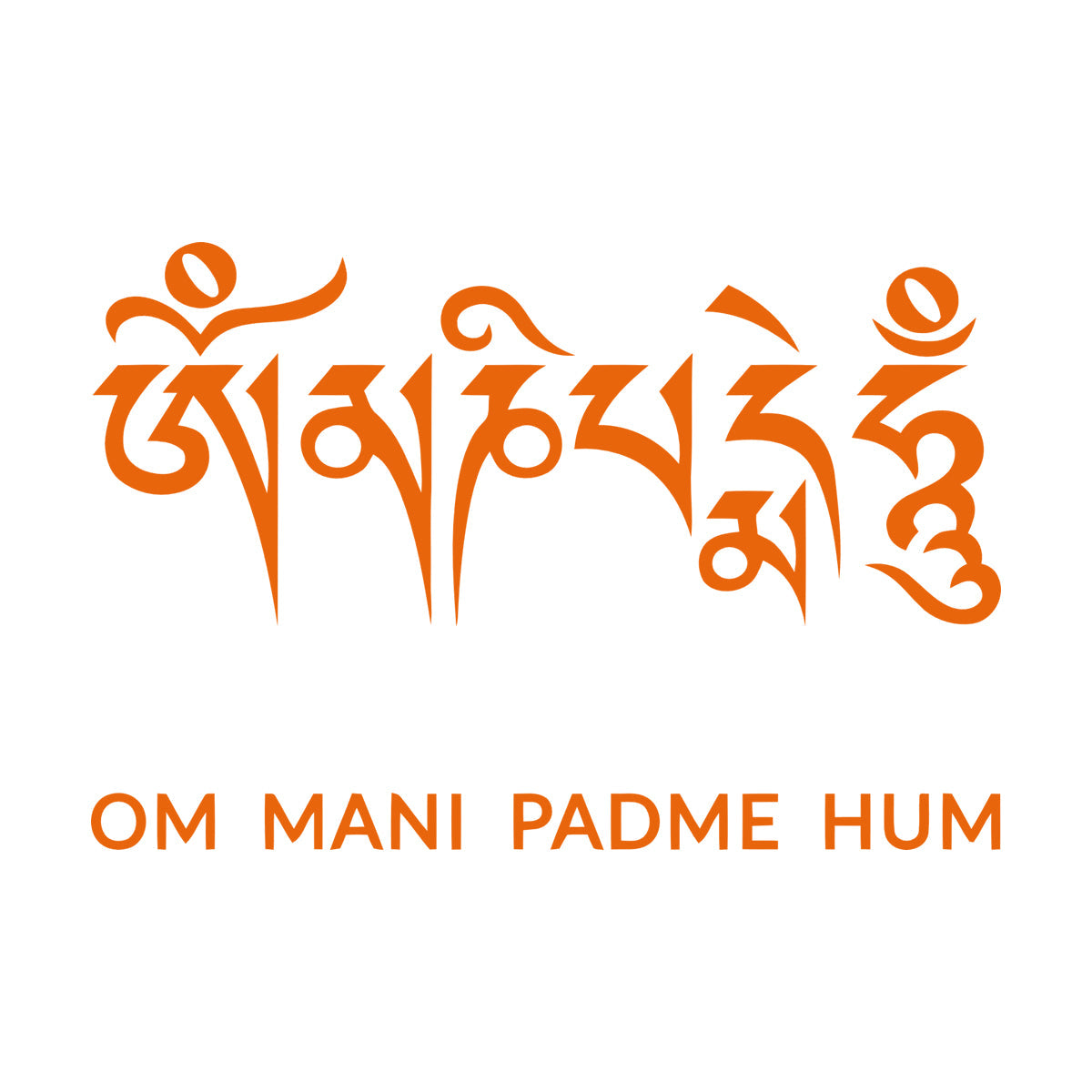 Mantra Sanskrit Calligraphy Spirituality Buddhism Vinyl Wall Stickers Car Body Decoration