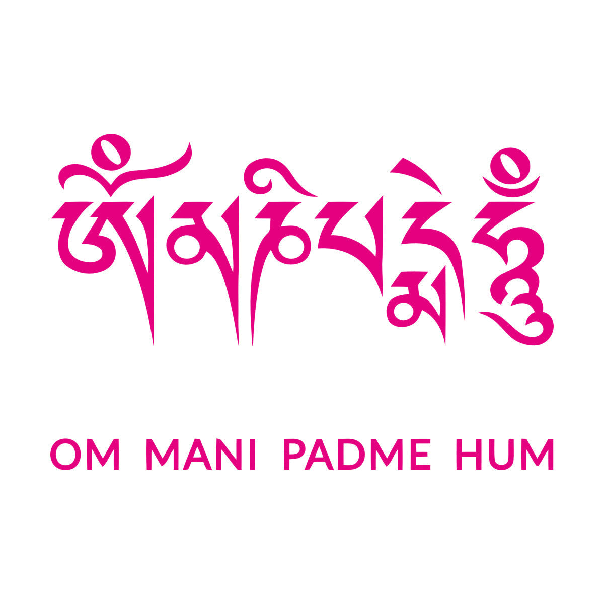 Mantra Sanskrit Calligraphy Spirituality Buddhism Vinyl Wall Stickers Car Body Decoration