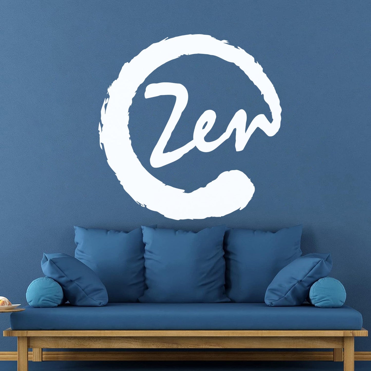 Fine Carving Stickers Meditation Circle Enso Zen Balance Calligraphy Asian Do Not Damage The Wall Surface