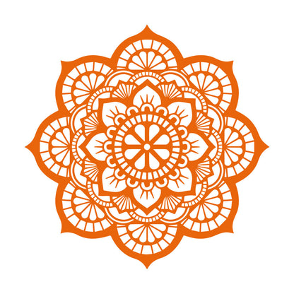 Wall Decals Paster Paper Meditation Circle Ornament Pattern Beautiful Mandala Personalized Customization