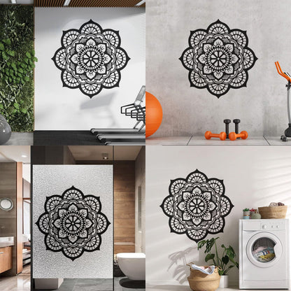 Wall Decals Paster Paper Meditation Circle Ornament Pattern Beautiful Mandala Personalized Customization
