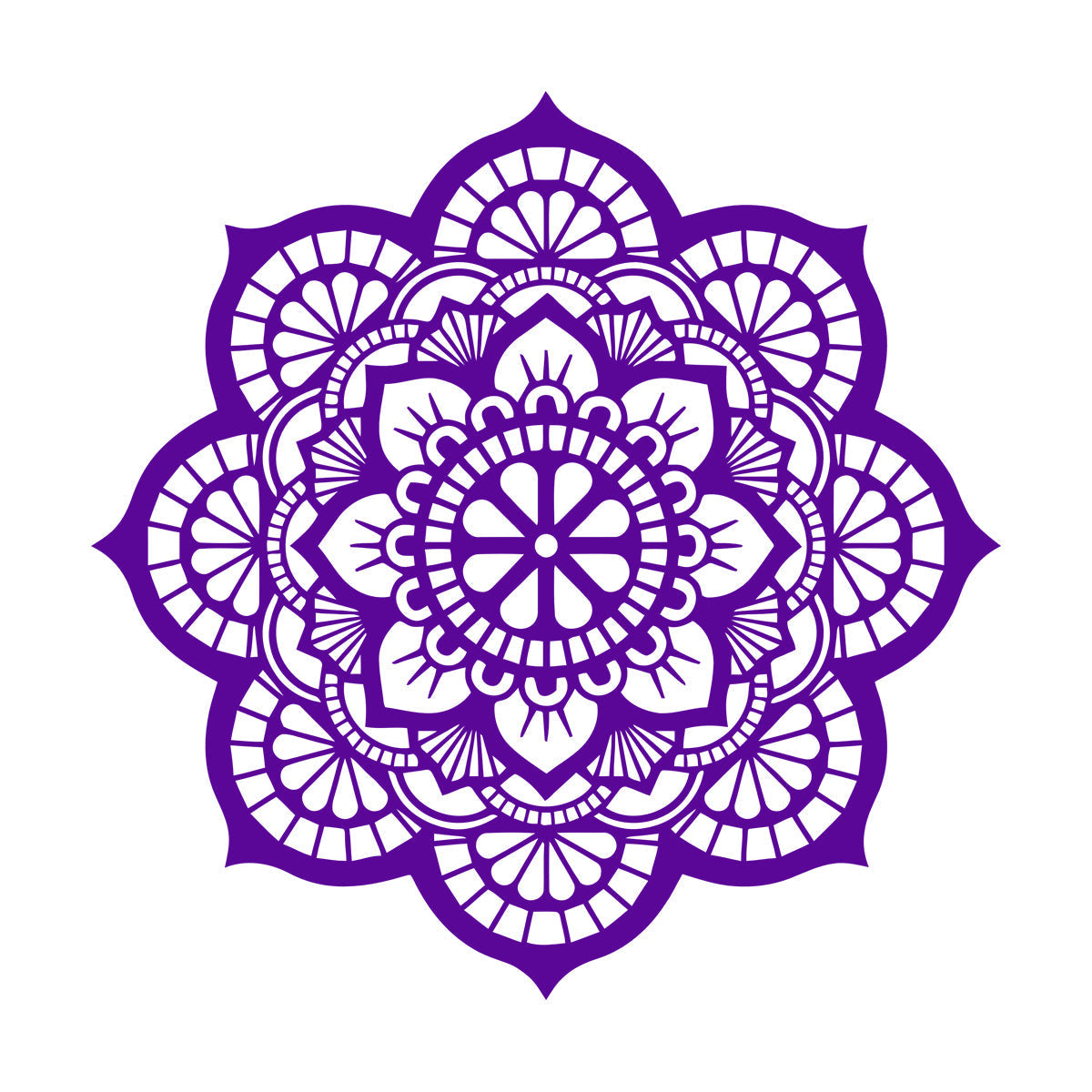 Wall Decals Paster Paper Meditation Circle Ornament Pattern Beautiful Mandala Personalized Customization