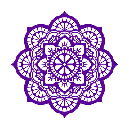 Wall Decals Paster Paper Meditation Circle Ornament Pattern Beautiful Mandala Personalized Customization