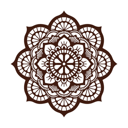 Wall Decals Paster Paper Meditation Circle Ornament Pattern Beautiful Mandala Personalized Customization