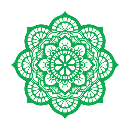 Wall Decals Paster Paper Meditation Circle Ornament Pattern Beautiful Mandala Personalized Customization