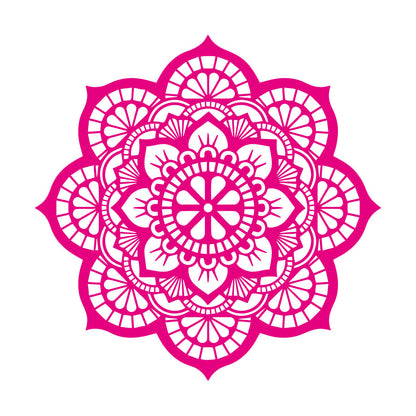 Wall Decals Paster Paper Meditation Circle Ornament Pattern Beautiful Mandala Personalized Customization